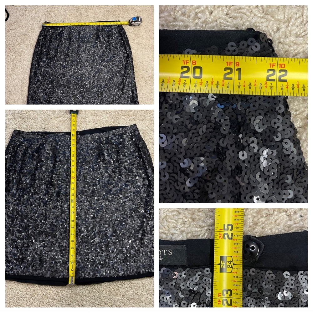 Talbots sequin skirt - Picture 3 of 6